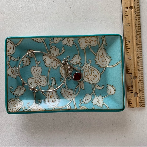 Trinket tray for glasses, jewelry, keys & more - vines - Picture 3 of 6